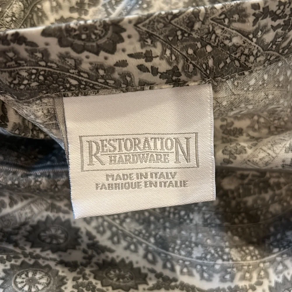 Restoration Hardware Paisley pillowcases